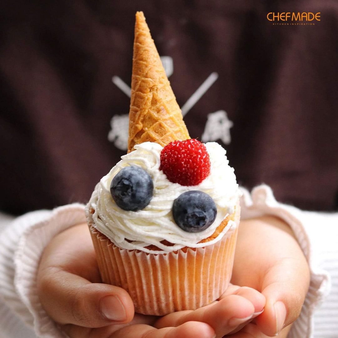 CHEFMADE Muffin Kuchen Pan, 12-hohlraum Nicht-Stick Cupcake Pan Backformen für Ofen Backen (Champagn