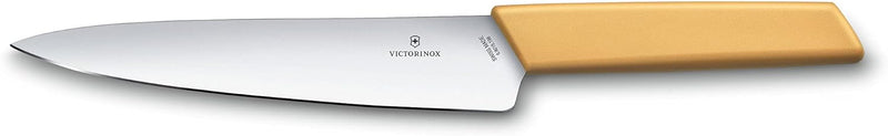 Victorinox Swiss Modern Tranchiermesser für Fleisch, Gerader Schliff, 19 cm lange Klinge aus Edelsta