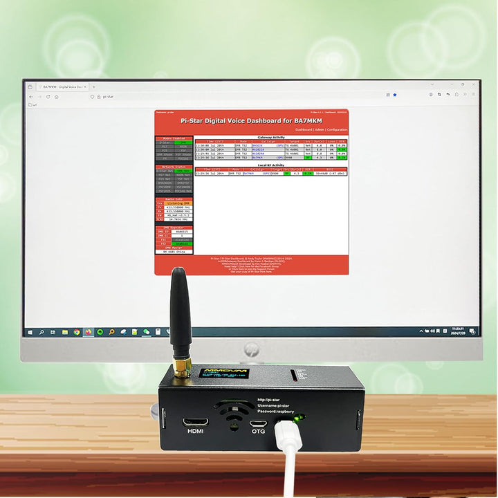 MM100 Upgraded MMDVM Hotspot Ethernet WLAN Port & WiFi DMR D-Star YSF P25 NXDN POCSAG Digital Voice