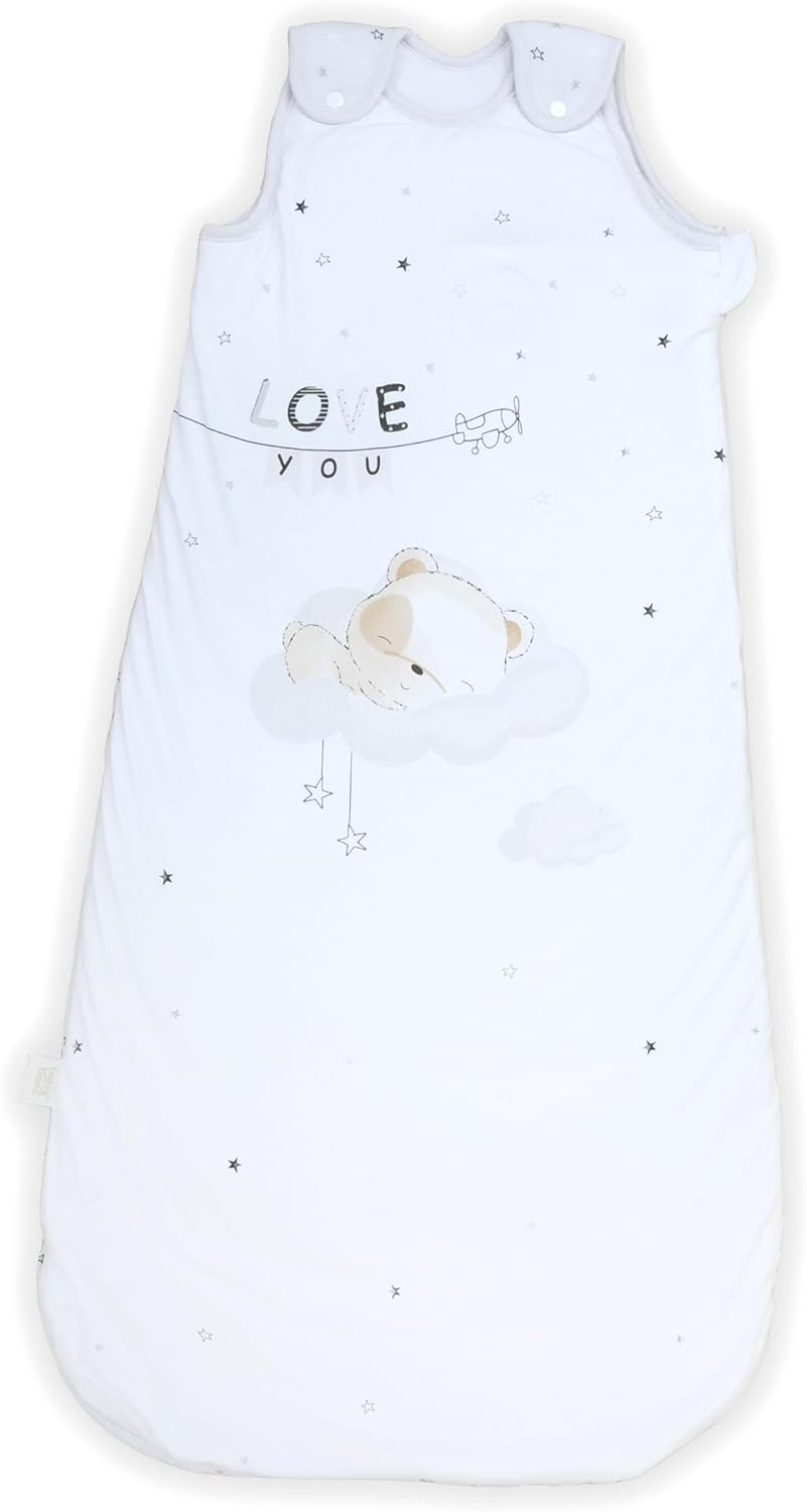 Herding Baby Best Baby-Schlafsack Sleeping Little Bear, Bär-Motiv, 90 x 45 cm, Seitlich umlaufender