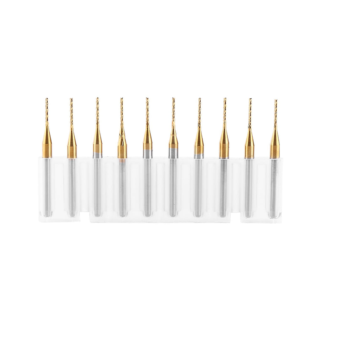 10 Stück Hartmetall CNC Fräser Set 1mm x 3.175mm Schaft Micro Spiral Fräser für PCB Gravur Holz Meta