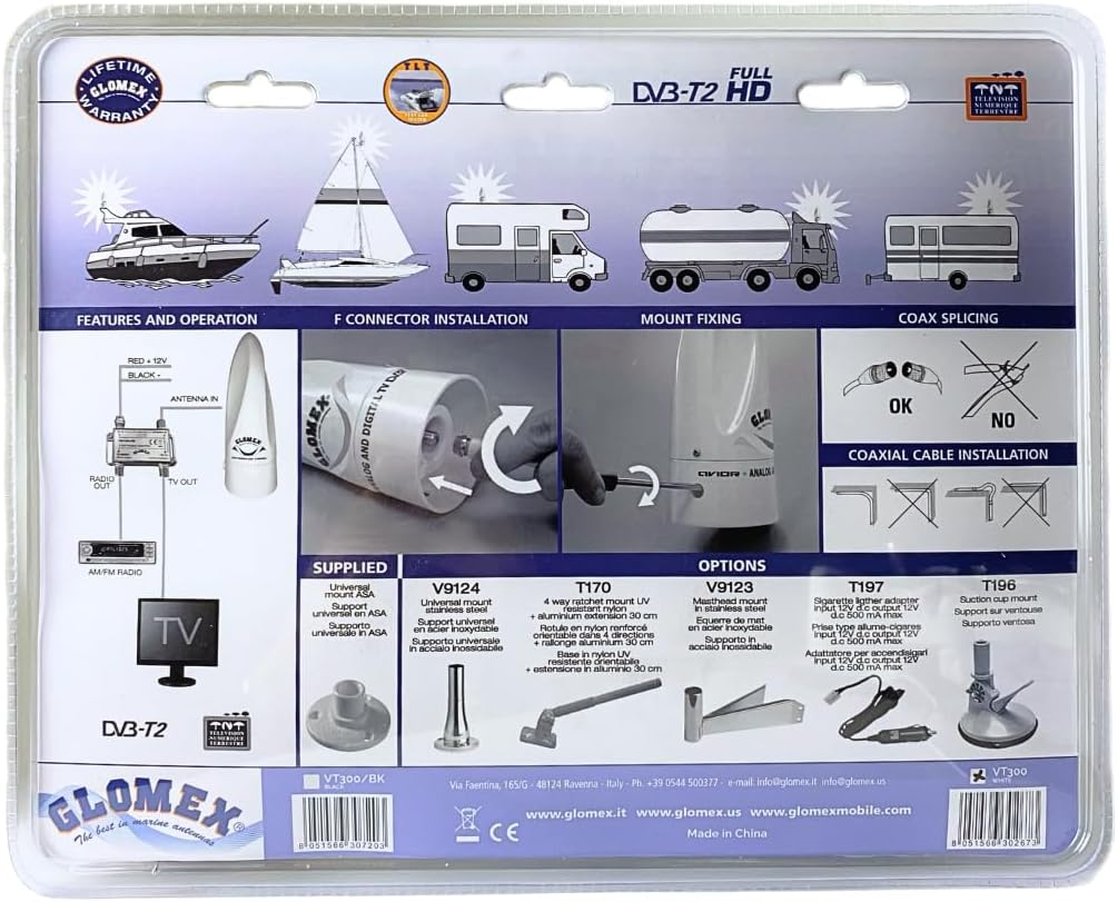 AVIOR - TV-FM - 24,5DB 100X210MM
