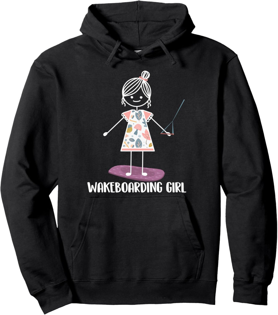 Wakeboarding Mädchen Wakeboard - Wakeboarden Pullover Hoodie
