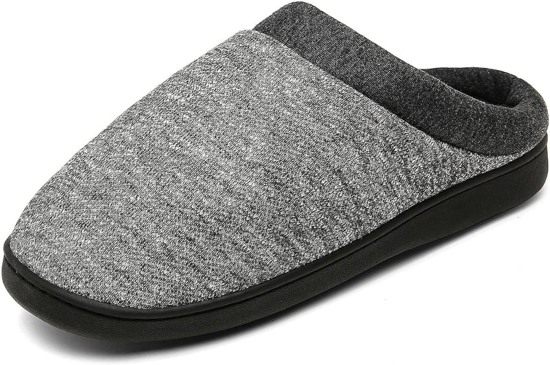 Mishansha Herren Damen Warme Hausschuhe Winter Memory Foam Plüsch Pantoffeln Rutschfest Slipper,Gr.3