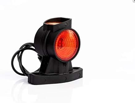 2 x LED Gummi Begrenzungsleuchte Seitenleuchte 12V 24V mit E-Prüfzeichen Positionsleuchte Auto LKW P