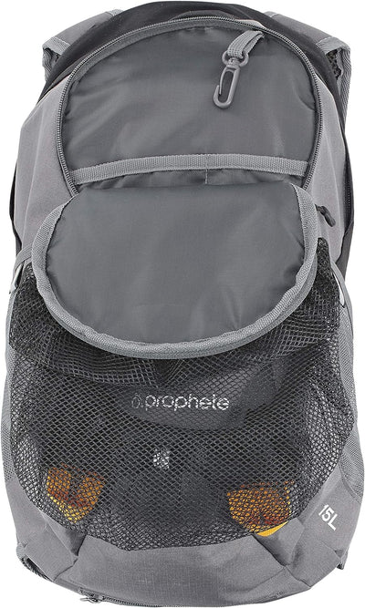 Prophete Unisex – Erwachsene MTB/Trekking Rucksack Tasche, schwarz, Uni