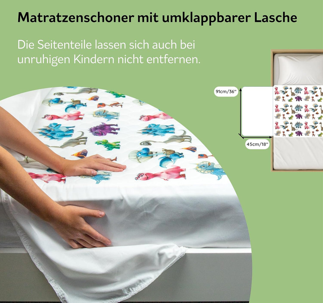 Bedwetz Töpfchen Ausbildung Bett Unterlage | 2er-Pack | Wásserdicht Matratzenschoner | Bettnässen B