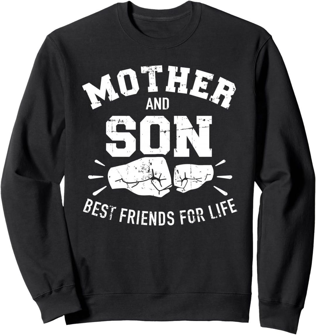 Mama und Sohn beste Freunde Spruch Sweatshirt