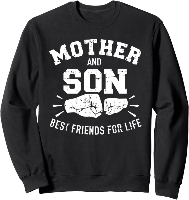 Mama und Sohn beste Freunde Spruch Sweatshirt