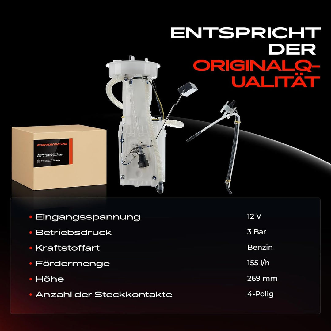 Kraftstoffpumpe Benzinpumpe für A4 8E2 B6 A4 Avant 8E5 B6 1.6L 2.0L 2.4L 3.0L Benzin 2001-2004 E8476