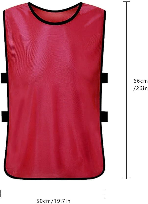 VGEBY 12 Stück/Set Sportweste für Erwachsene, Trikots, Jacke, Trainingsanzug, atmungsaktiv, für Männ
