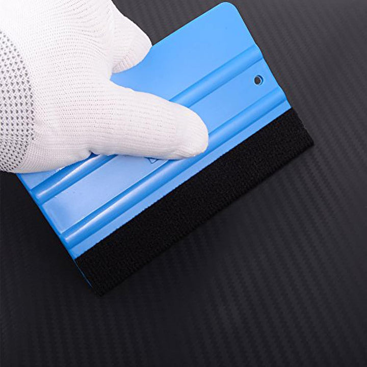 FOSHIO 5 M Filz Tape Rolle für rakel Filzband stark Filzgleiter Selbstklebend Filzrakel für Fensterf