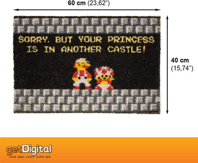 getDigital Fussmatte Your Princess is in Another Castle Türvorleger – Grossartiger Fan-Artikel als T