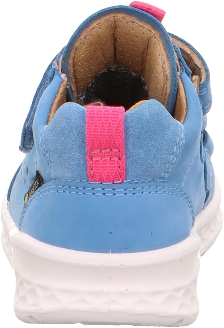 Superfit Baby-Mädchen Breeze Lauflernschuh, Hellblau Pink 8400