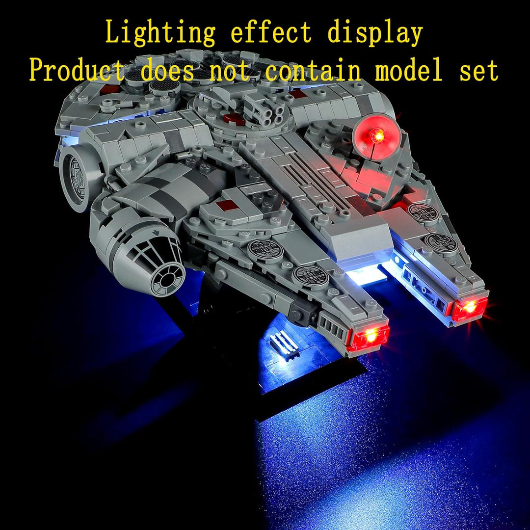 GEAMENT 2024 LED Licht-Set Kompatibel mit Lego 75375 Millennium Falcon 2024 (Modell-Set Nicht enthal