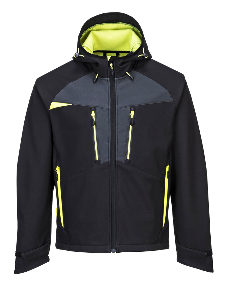 Portwest DX4 Softshelljack XXXL Schwarz, XXXL Schwarz