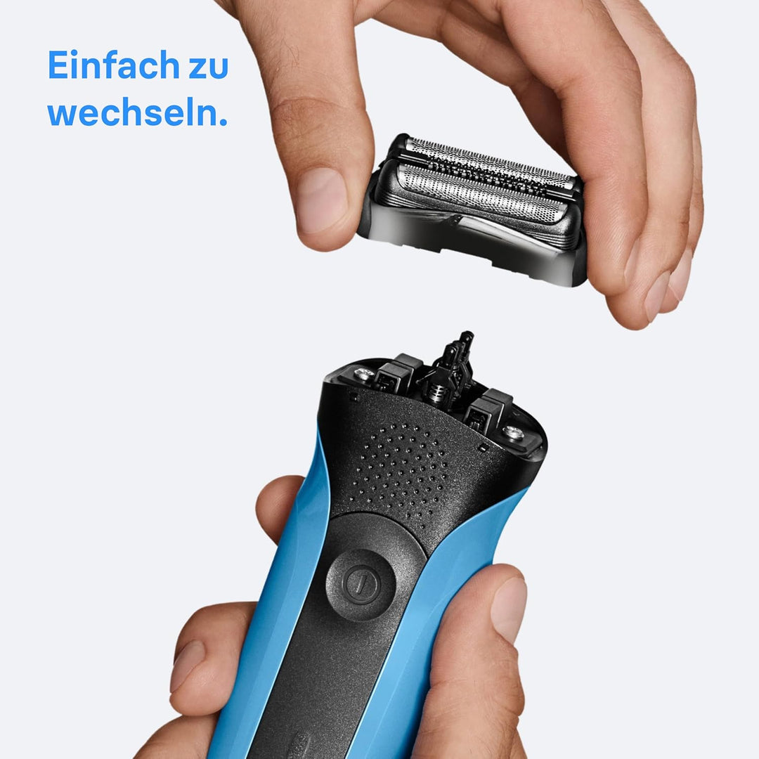 Braun Series 3+ Elektrorasierer Scherkopf 32B – ORIGINAL Ersatzscherteil & Rasierer Zubehör – Made i