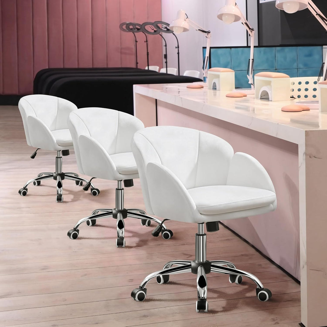 Yaheetech Schreibtischstuhl Ergonomisch Bürostuhl bis 136 kg Belastbar, Drehstuhl Höhenverstellbar C