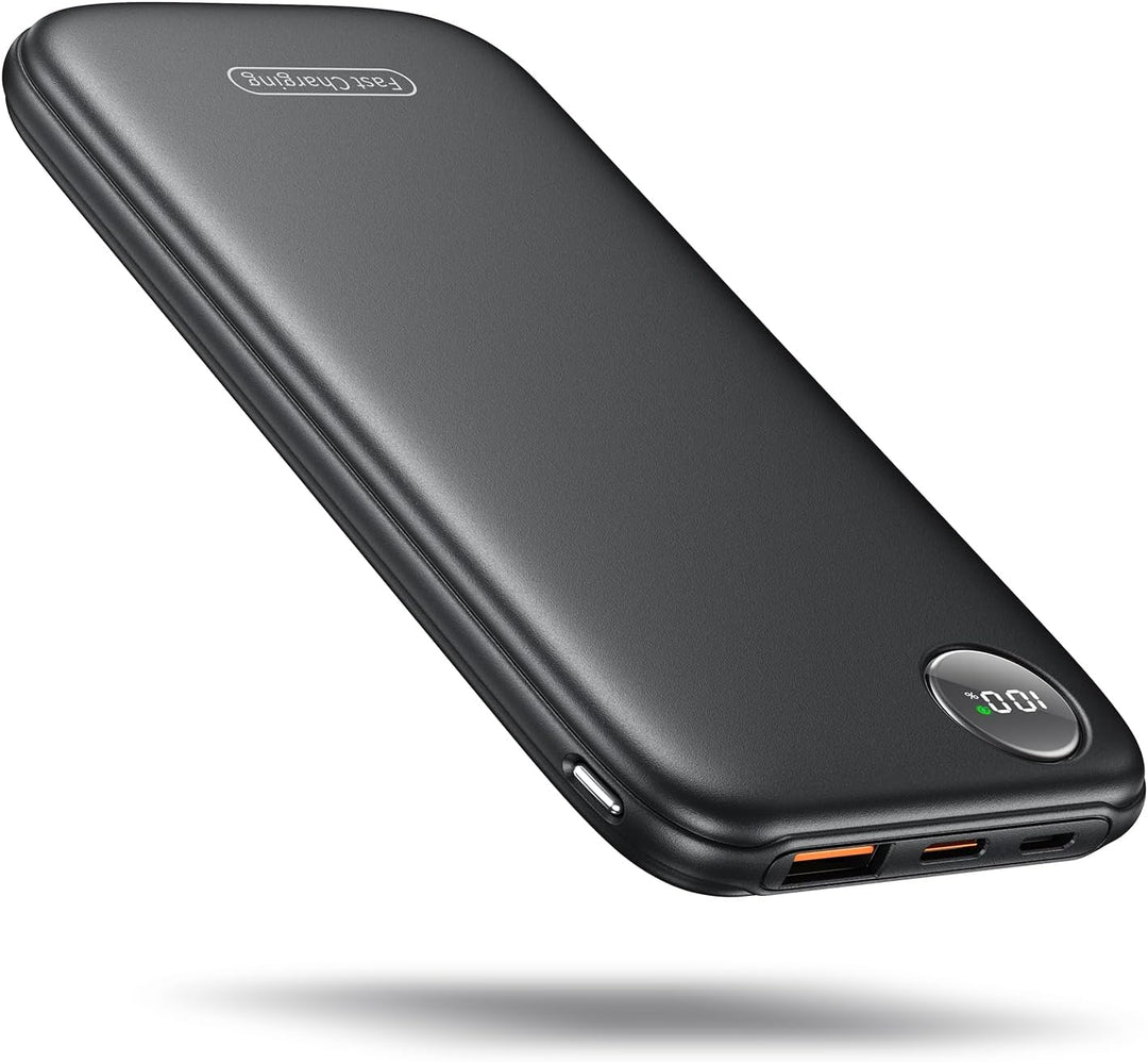 Leicht Aber Stark Externe Handyakkus, Flach 10000mAh Power Bank PD 22.5W Schnellladefunktion USB C I