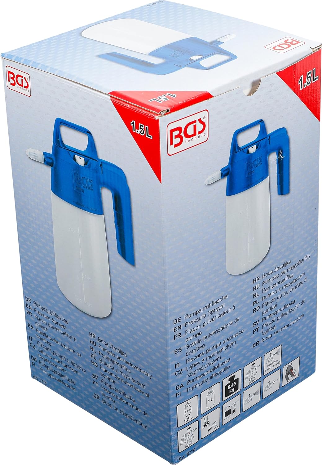BGS 6770 | Pumpsprühflasche | 1,5 l, Pumpsprühflasche
