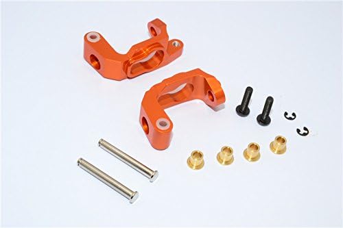 GPM HPI Bullet 3.0 Nitro & Bullet Flux Tuning Teile Aluminium C-Hub - 1Pr Set Orange