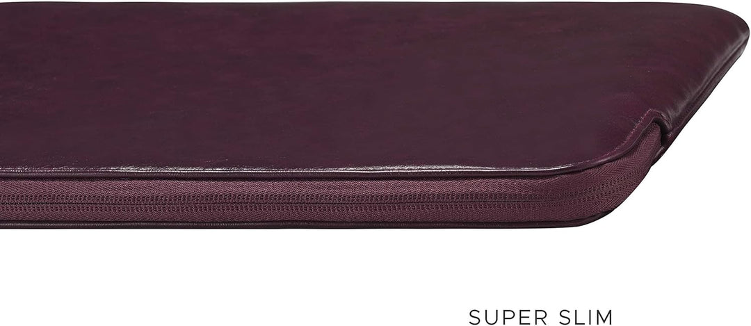Comfyable Laptophülle aus Leder, kompatibel mit 16 Zoll MacBook Pro M3 M2 M1 und 15 Zoll MacBook Air