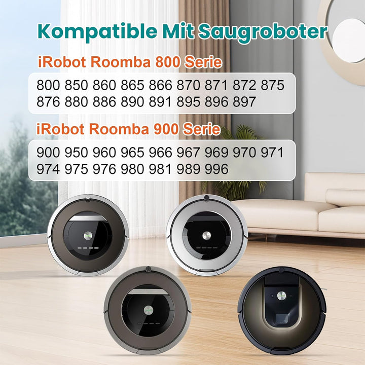 20 Stück Zubehör für iRobot Roomba 800 900 Serie (850 851 860 865 866 870 871 876 880 885 886 890 89