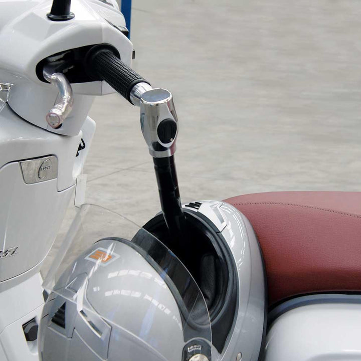 Artago 1638ART Diebstahlsicherung Motorrad Lenker Practic Art, Hochwertig + Halterung für Piaggio Me