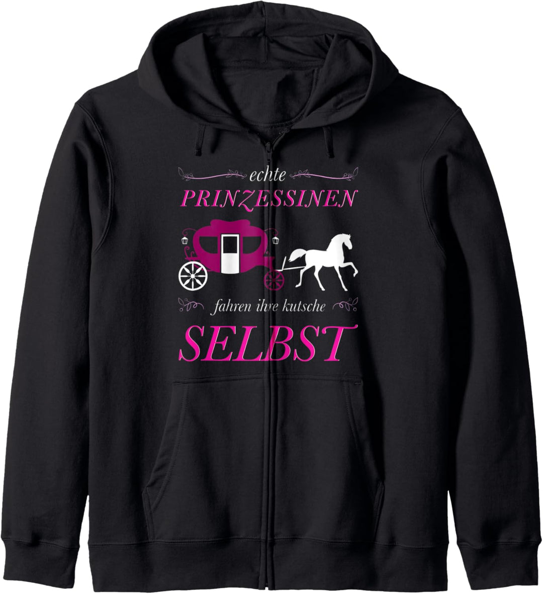 Reiterin Prinzessin Kutscher Pferdekutsche Kapuzenjacke