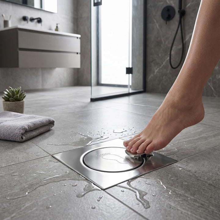 Bodenablauf Edelstahl Duschablauf Shower Drain Sieb Protector für Badezimmer Waschküche Küche Zubehö