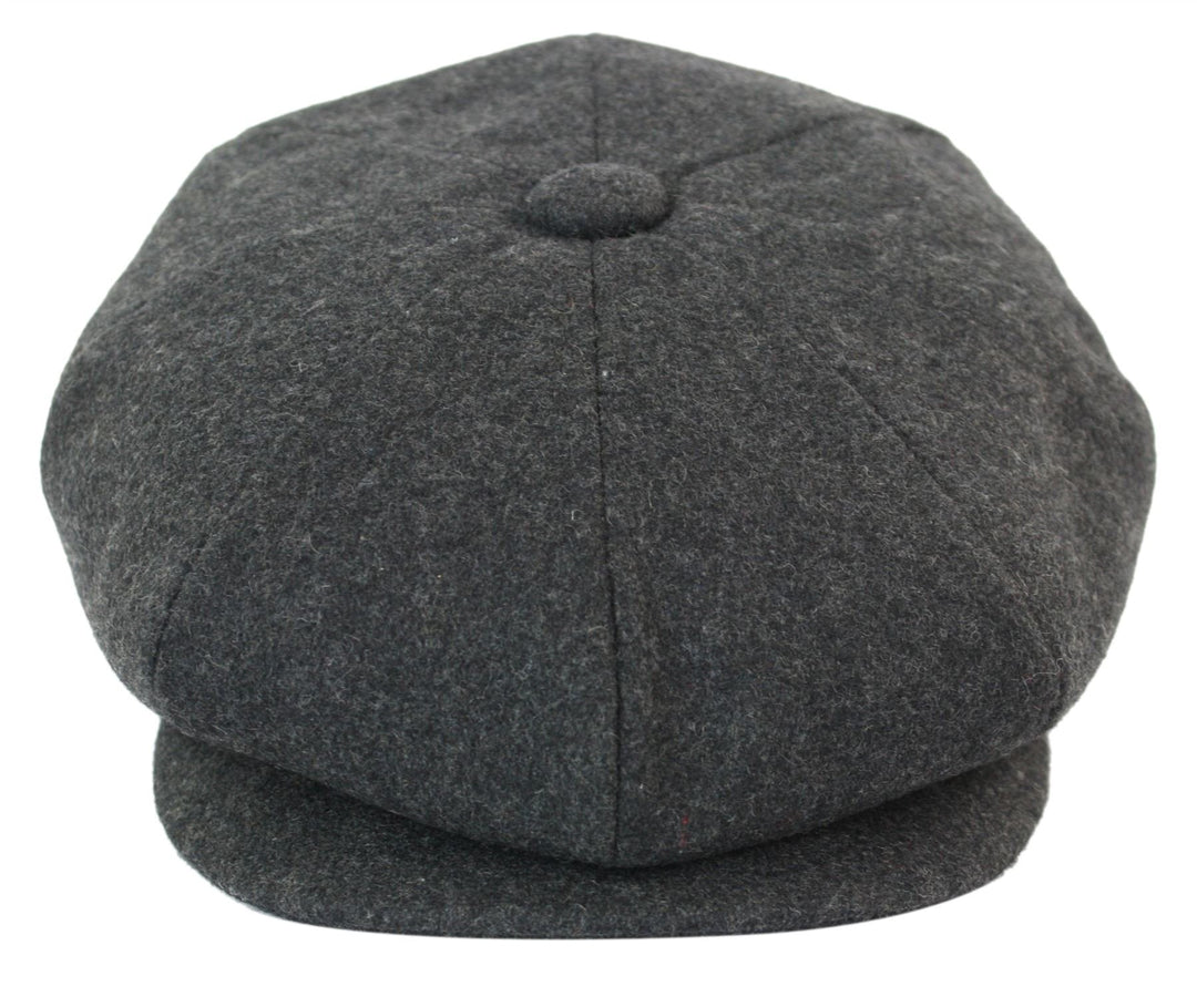 TruClothing.com Herren Mütze Fischgräte Tweed Design Grandad Stil Rabatt Preis S holzkohle, S holzko