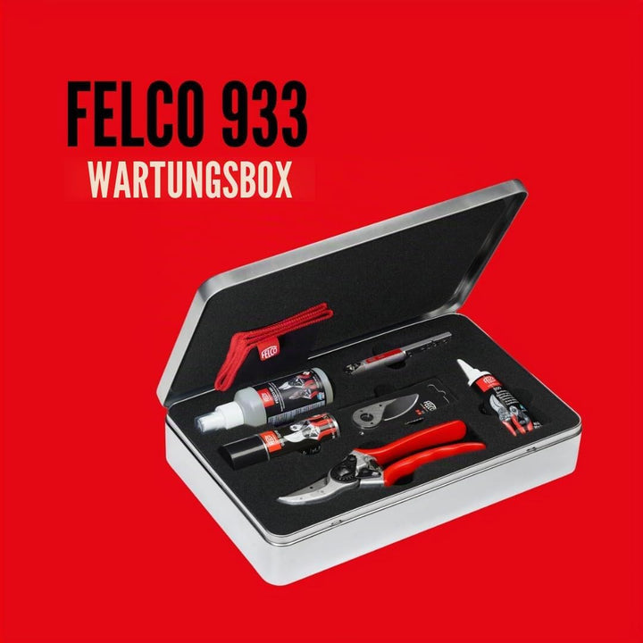 FELCO Modell 2 Service- und Wartungsbox Modell 933 Modell 2 inklusive Ersatzklinge 2/3 Schmierspray