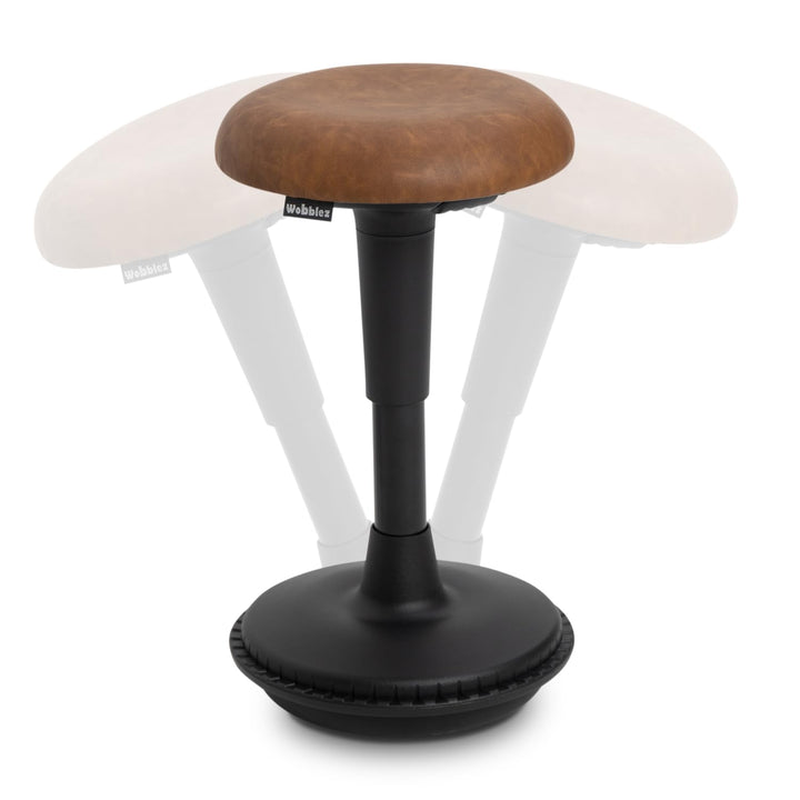 Wobblez ergonomischer Bürostuhl | Rückenschonender Wackelhocker Höhenverstellbar von 43-63 cm für ei