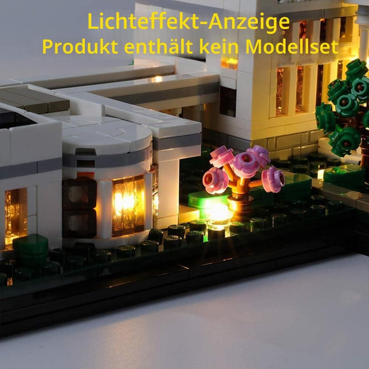 GEAMENT LED-Licht-Set für das Weisse Haus (White House) – kompatibel mit Lego Architecture Collectio