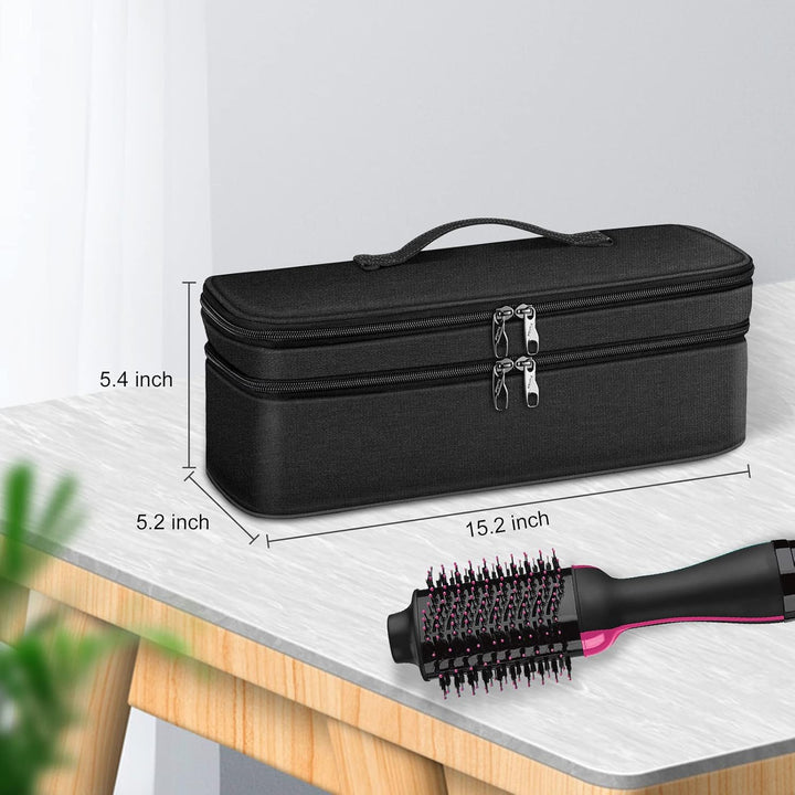 SITHON Reise Tasche für Revlon Salon One-Step Volumiser, Doppellagige Tragetasche für Dyson Airwrap,
