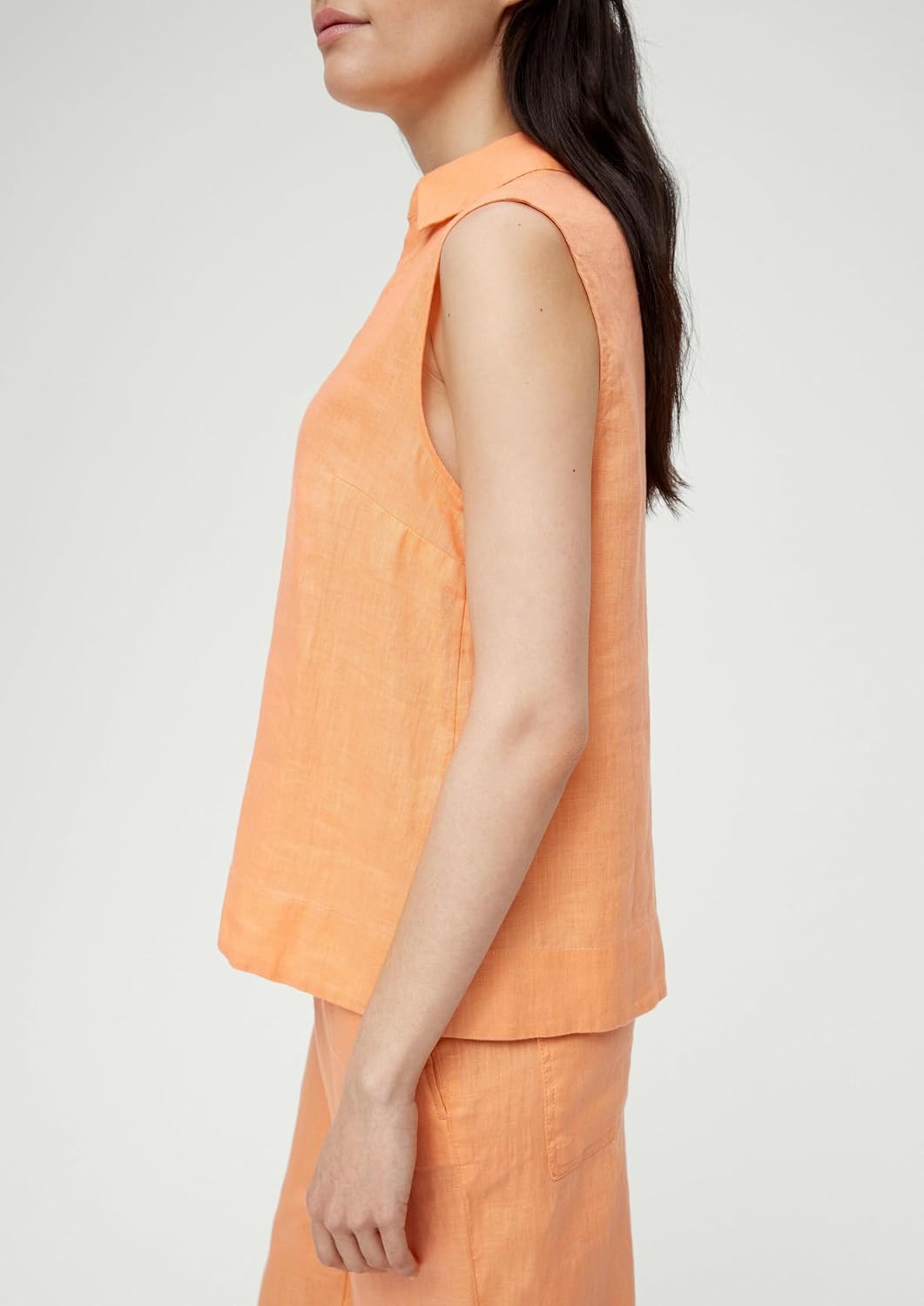s.Oliver Damen Bluse ärmellos 38 Orange 2115, 38 Orange 2115