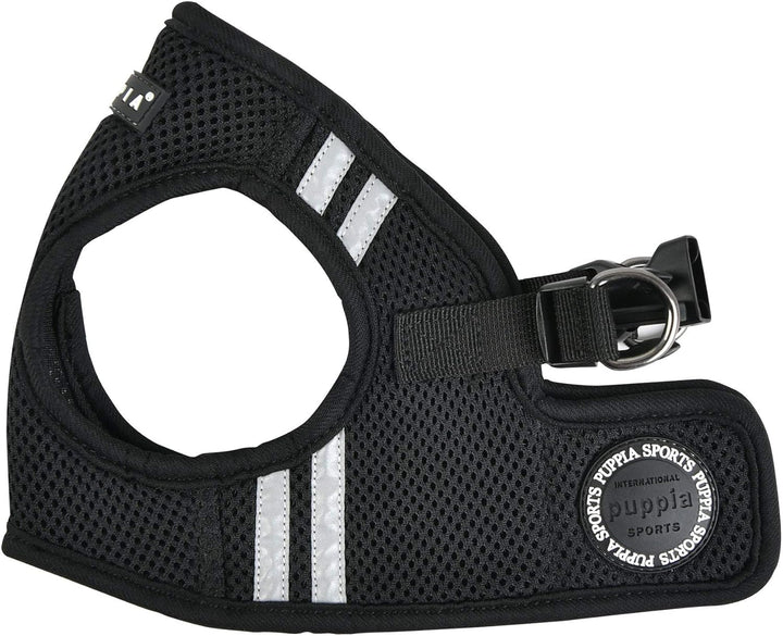 Puppia Soft Vest Harness Pro, Large Schwarz Large, Schwarz Large