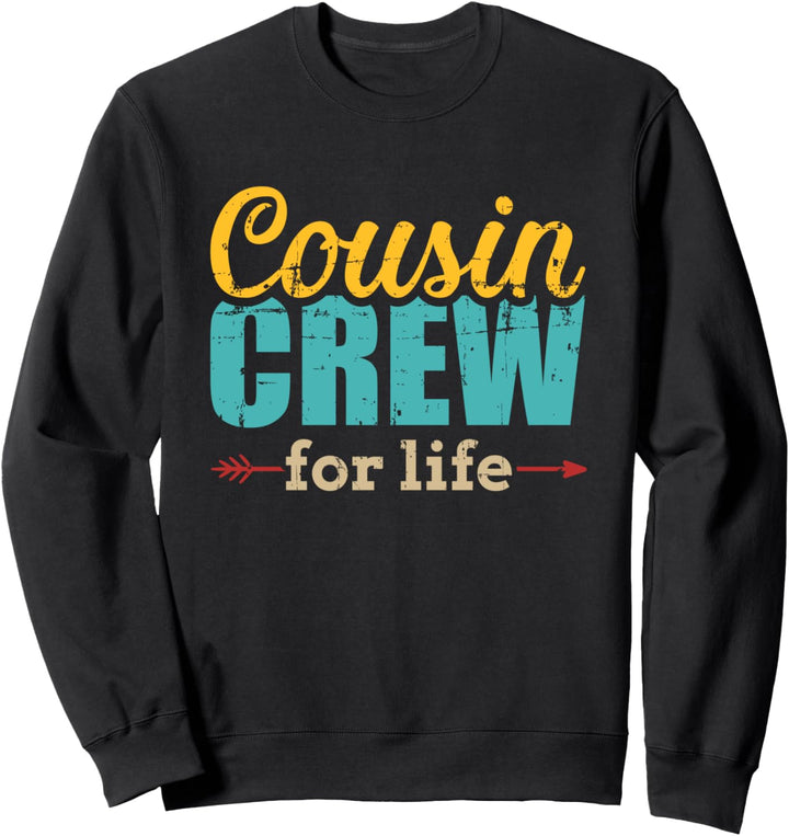 Cousine Crew fürs Leben Vintage Retro Sweatshirt
