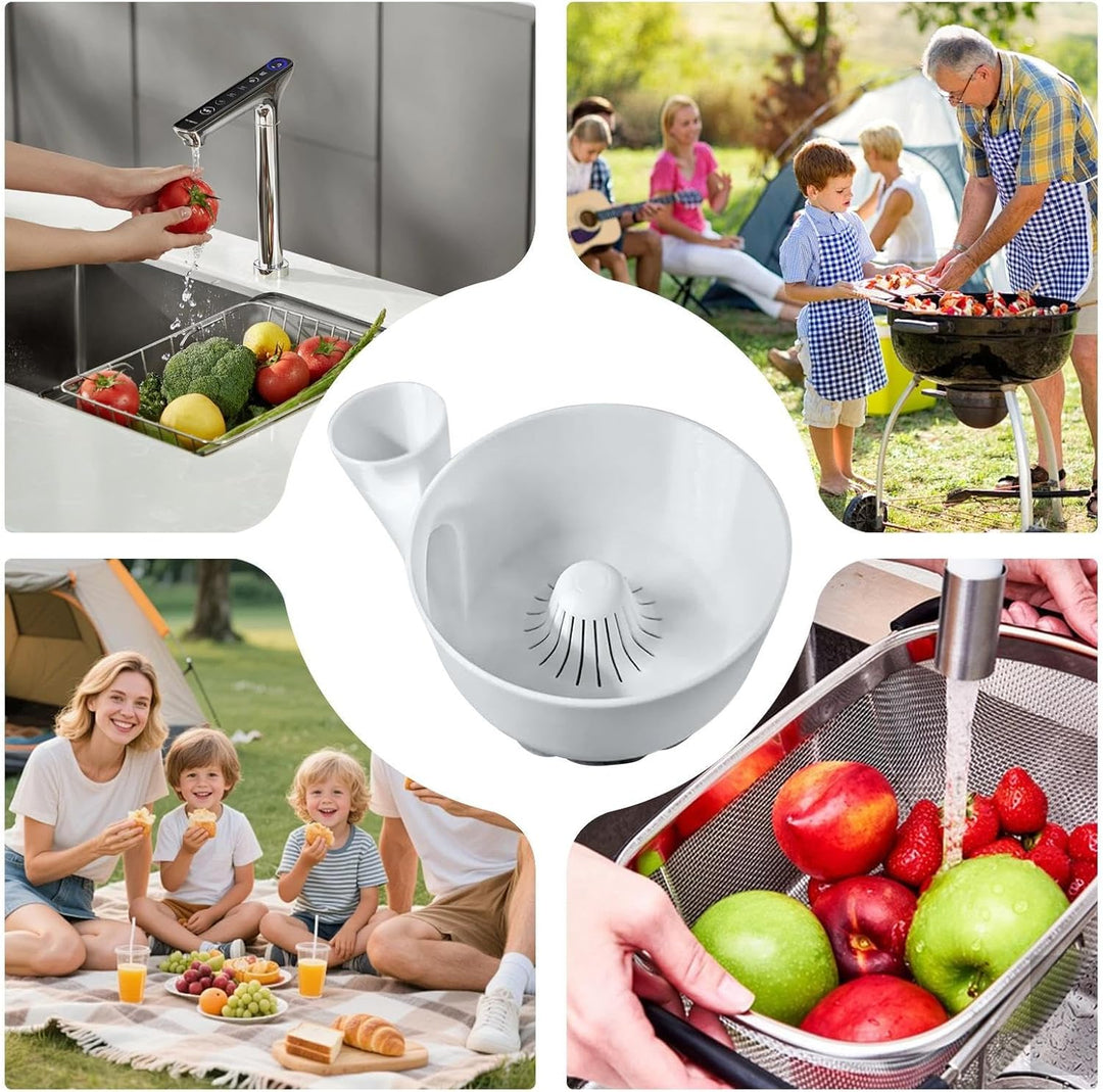 Fruit Washing Bowl, Automatic Vegetable Cleaner, Multi Salad Rinsing Basket, Small Food Storage Cont