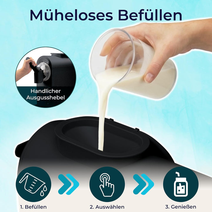 KLAMER Softeismaschine, Eismaschine & Slush Maschine mit 7 Programmen: Softeis, Slushie, Frappé uvm,