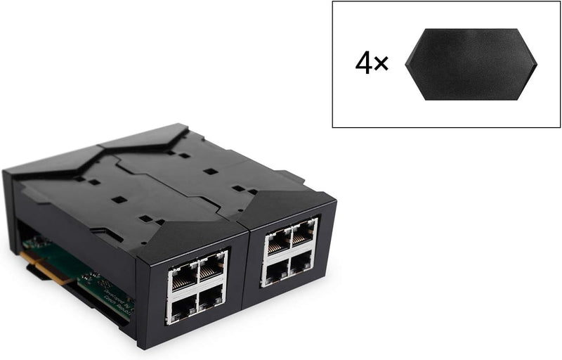 Turris MOX E (Super Ethernet) Module | 8X LAN Port 10/100/1000 Mbps (RJ-45), Pass-Through SGMII Bus