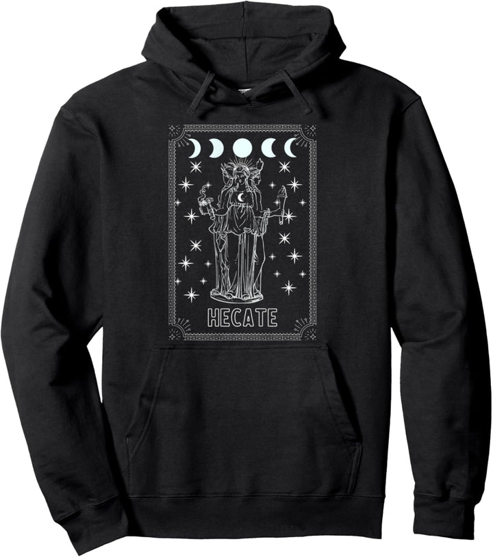 Tarotkarte, Motiv "Triple Moon Goddess Hecate" Pullover Hoodie