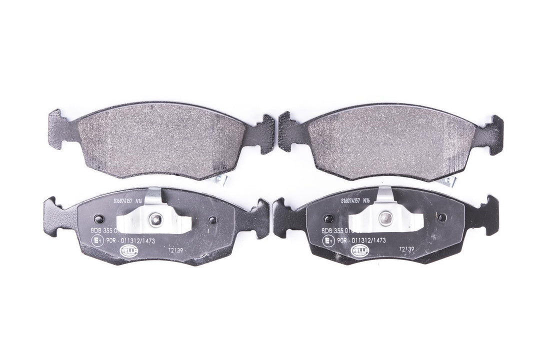 HELLA PAGID 8DB 355 016-231 Bremsbelagsatz - T2139 - Dicke/Stärke: 17.3mm - Bremssystem: Teves - mit