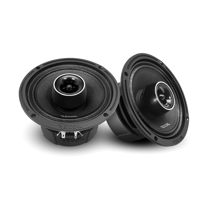 RECOIL MX65 Paar 6,5 Zoll （16,5 cm 2-Wege Pro Audio Mitteltöner Koaxiallautsprecher mit eingebauten