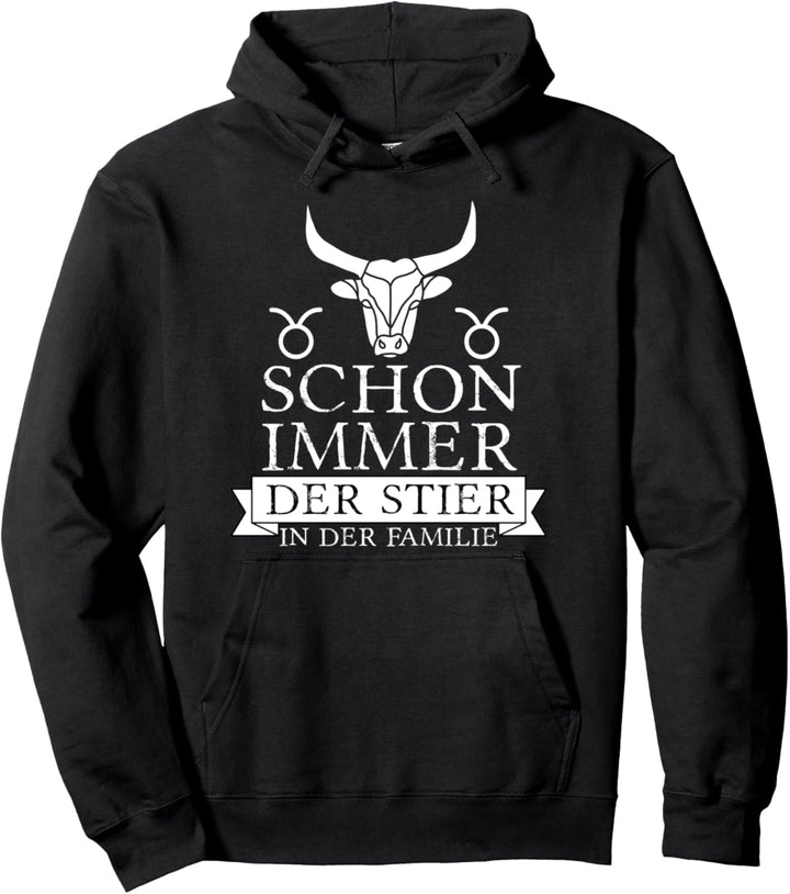 Sternzeichen Stier Pullover Hoodie