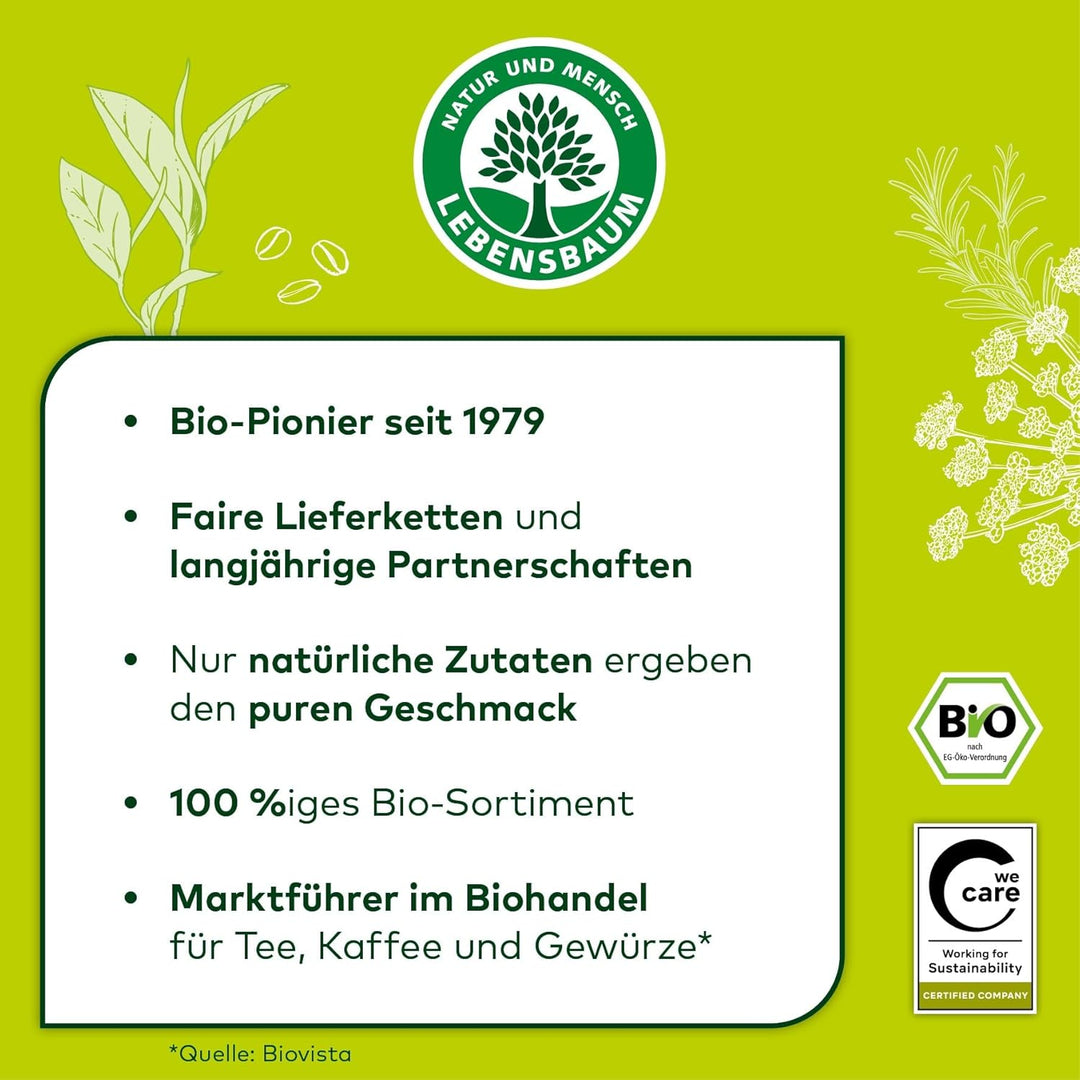 LEBENSBAUM Bio Gewürze Muskatnuss gemahlen, Muskatnusspulver gemahlen, aromatisch würzig-warm, Bio G