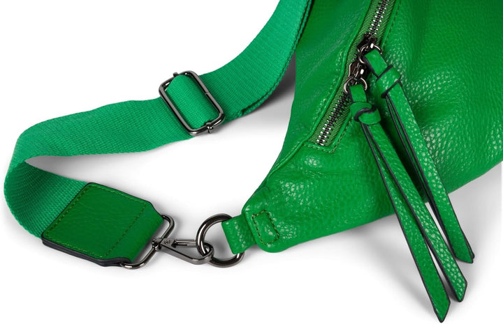 styleBREAKER Damen Halbmond Crossbody Schultertasche, abnehmbarer verstellbarer Schultergurt, Einfar