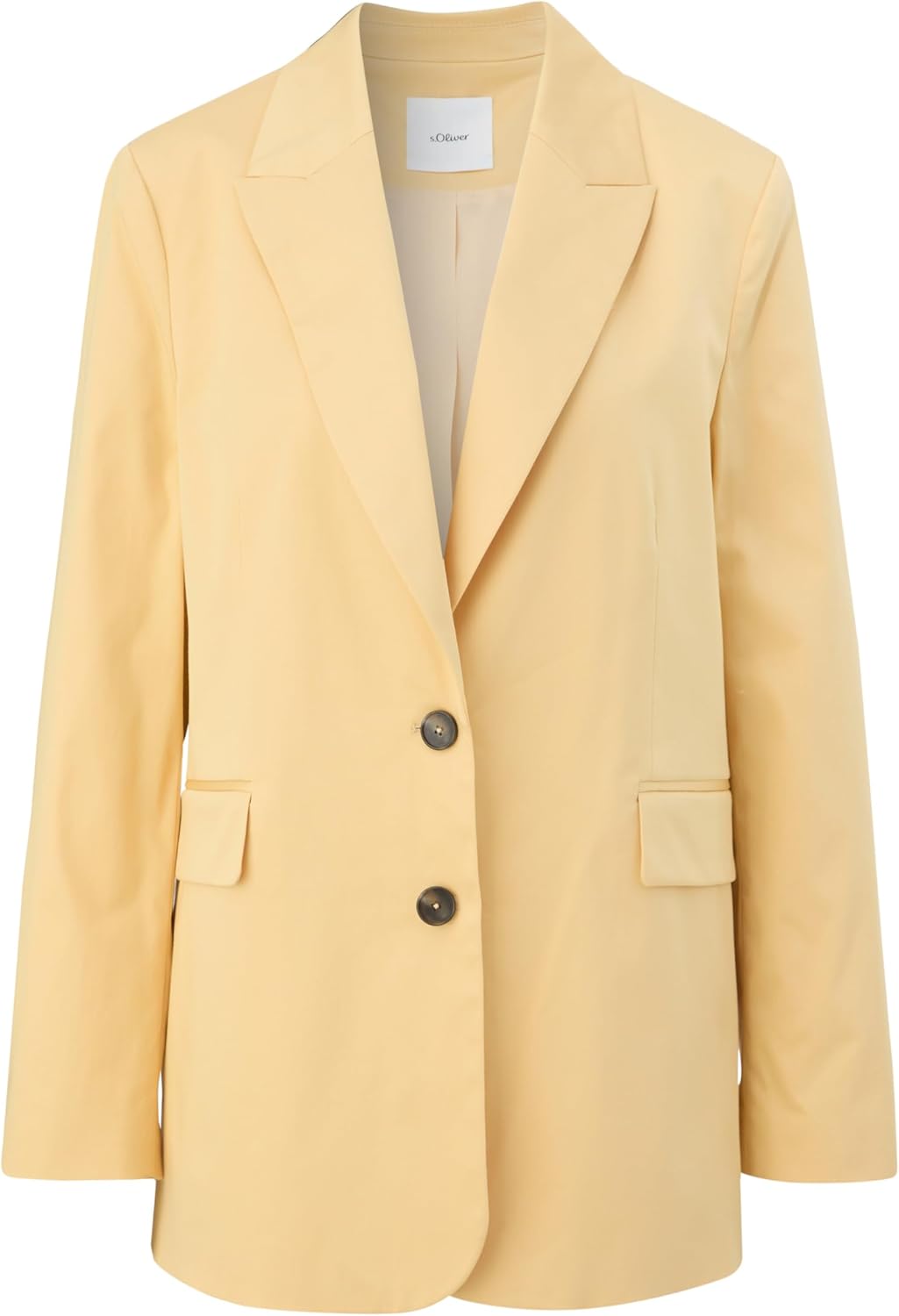 s.Oliver Blazer aus Baumwollstretch 34 Gelb, 34 Gelb