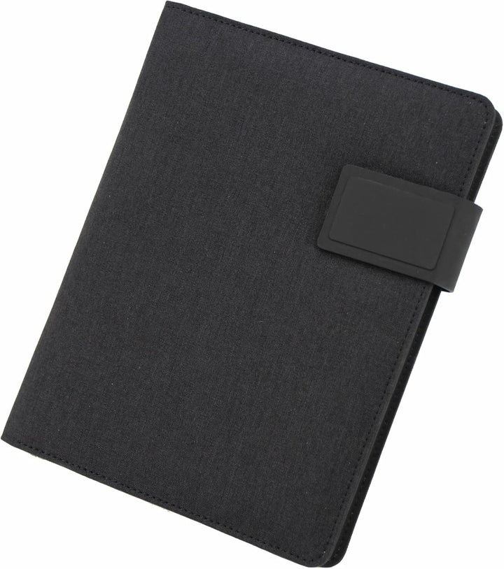 Stop Ocean Plastic 46221 - RPET Schreibmappe im A4 Format, Businessmappe aus PET Nylon und Leder, Do