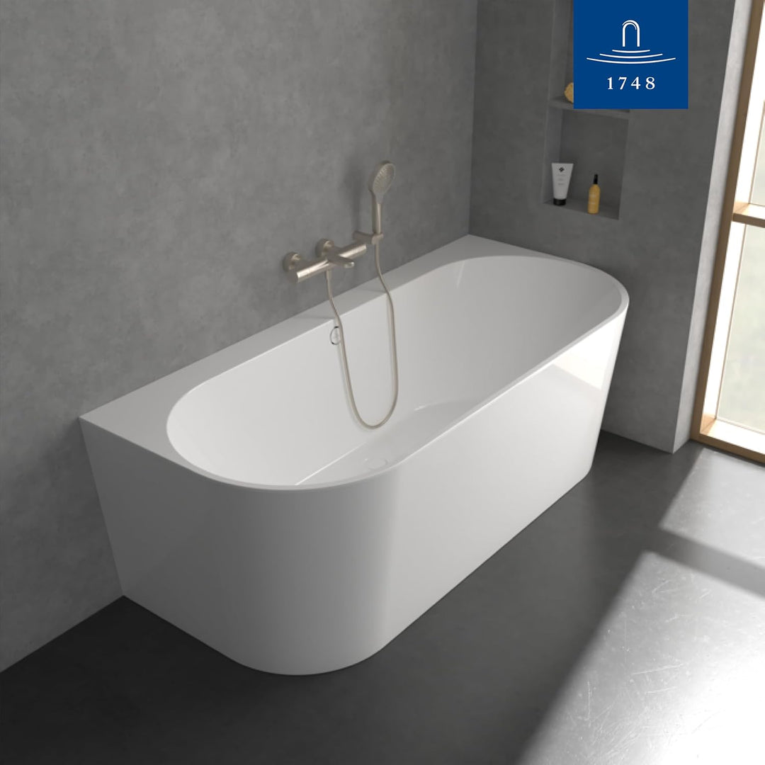 Villeroy & Boch Verve Showers Duschkopf, Handbrause mit 3 Strahlarten per Knopfdruck, EasyClean, Was